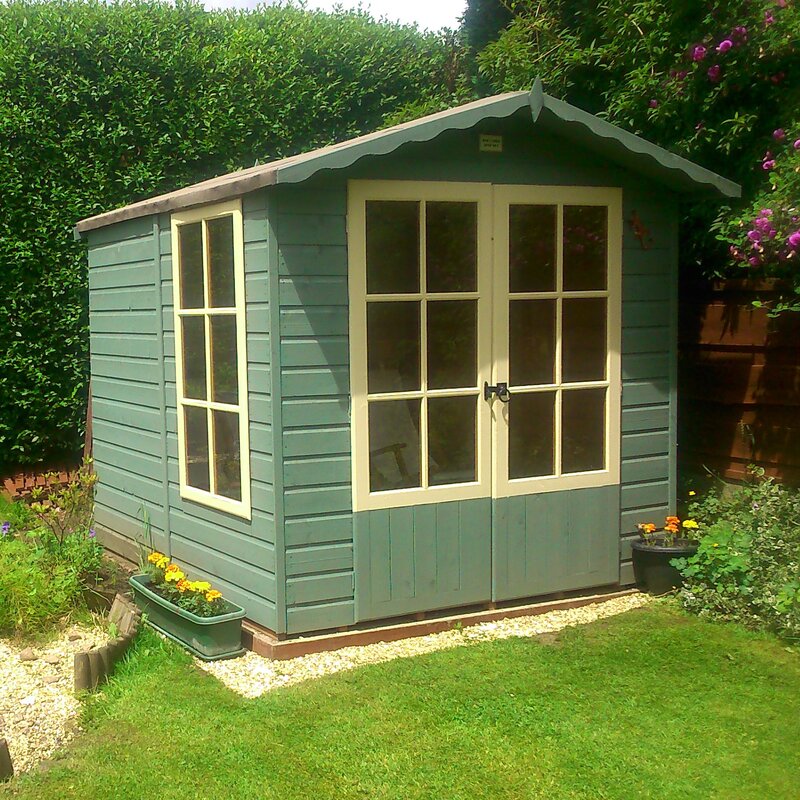 Shire Sheds 7 X 7.5 Ft. Shiplap Summer House | Wayfair.co.uk